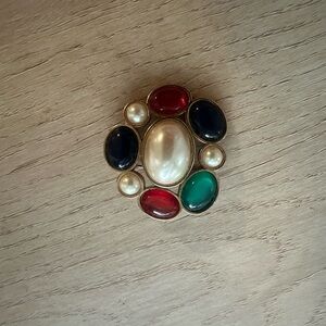 Elegant Multicolor Brooch